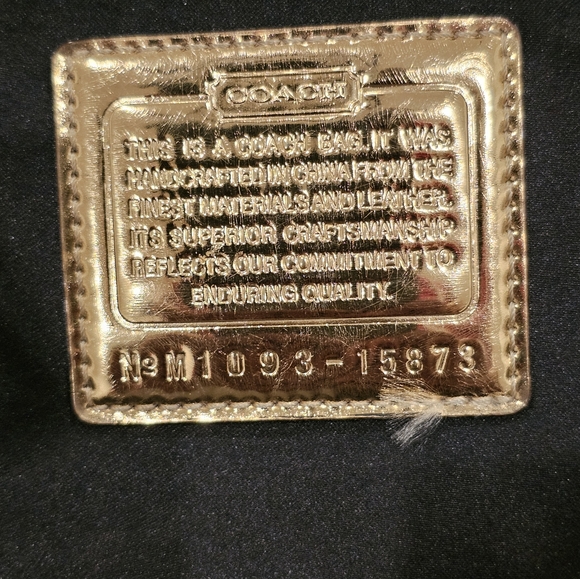 Coach Poppy Ski Bunny Glam Tote w/o tag, Sz Lg, GUC - Picture 8 of 8